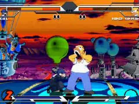 Ciel (me) vs Homer Simpson