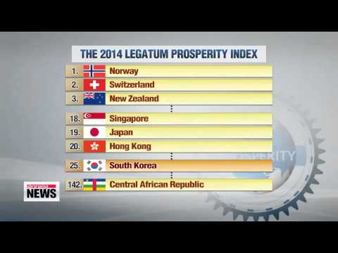Korea ranks as 25th best country to live in: Legatum   한국, 살기 좋은 나라 25위 선정