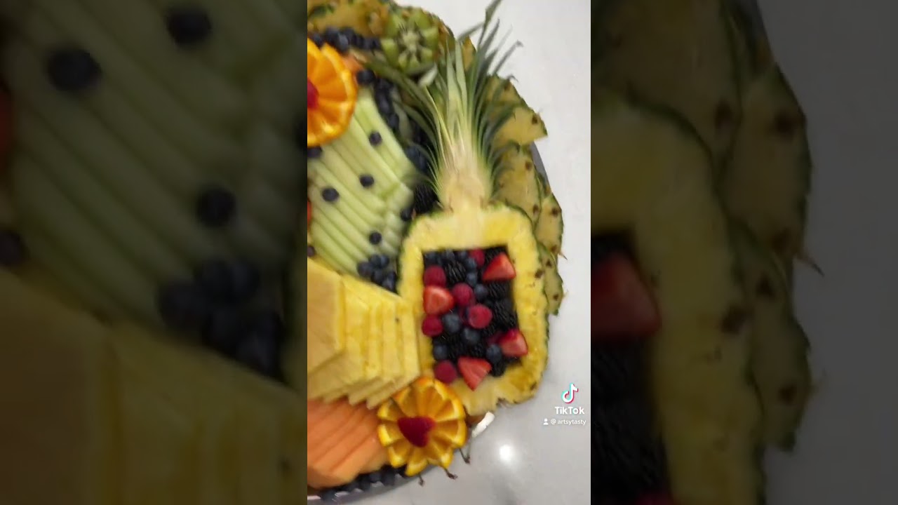 Beautiful Fruit Tray!! #arabic #party #romantic #iraq Follow Instagram! @food_art_by_valerie