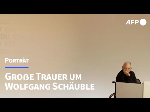 "Prägende Persönlichkeit": Große Trauer um Wolfgang Schäuble | AFP