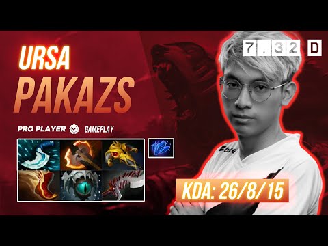Pakazs  🇵🇪  | Ursa [HARD CARRY]  7.32 D ► Dota 2 Pro Gameplay