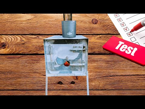 Testing A $50 DIY Hot Tent Stove....Does It Work?