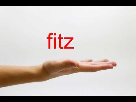 How to Pronounce fitz - American English