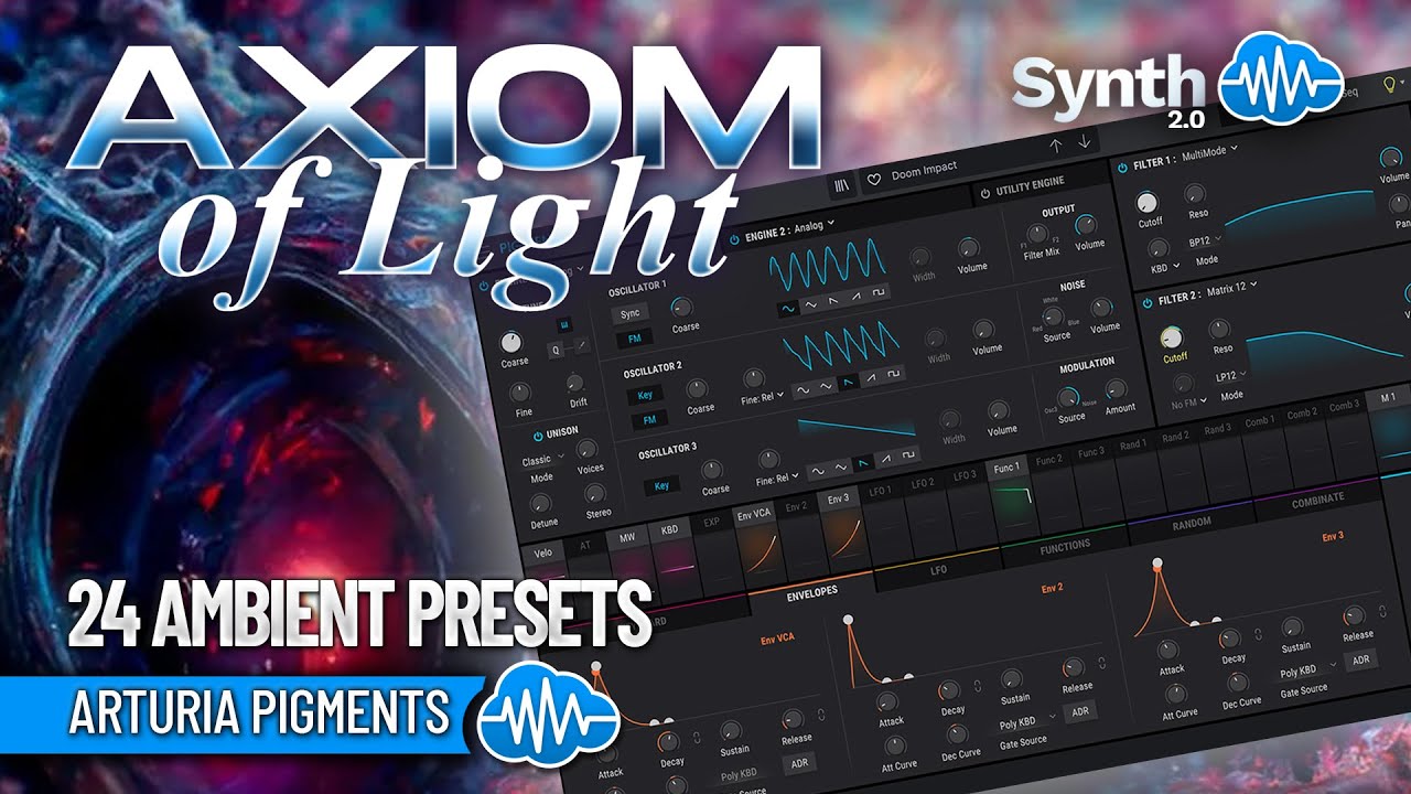 DRS085 - ( Bundle ) - Axiom of Light + JX-Logia Rev2 - Arturia Pigments - Analog Lab - Video Preview 1