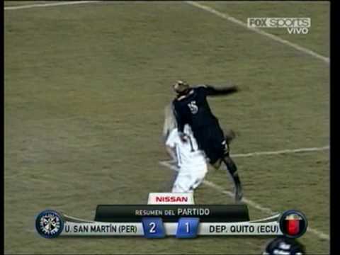 SAN MARTIN 2 - 1 DEPORTIVO QUITO COPA SUDAMERICANA