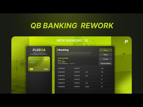 Qb-banking Rework | Preload Studio | Fivem