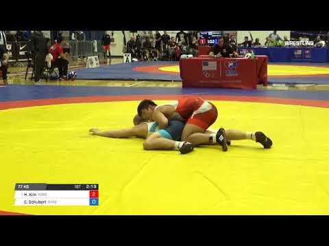 GR/77 KG/77 S, Hyeon Woo Kim, Korea (National Team) Vs Colin Schubert, NYAC.mp4