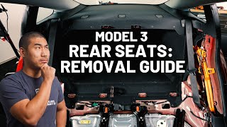 How To Remove Your Model 3 2017-2024 Rear Seats