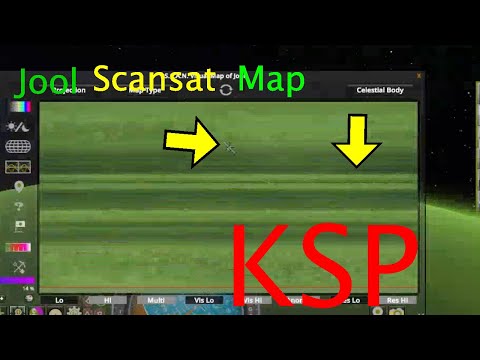 Mapping Jool with ScanSat in KSP (Kerbal Space Program)