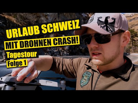 Urlaub Schweiz - Tagestour Avers Juf mit DROHNEN CRASH!