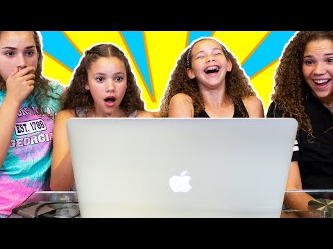 Reacting To Our FIRST Original Music Videos! (Haschak Sisters)
