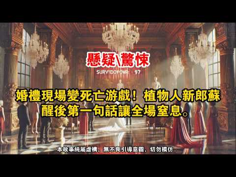 【完结】婚礼上，我的新郎成了被攻略者。大厅荧幕闪烁：【他最讨厌欺骗，只接受真爱。】我妹剥下我的婚纱，自己穿上。「我才是真爱，姐姐没戏。」她志得意满地去了新房。隔天大堂多了一件美人皮展品。《婚礼大逃杀》