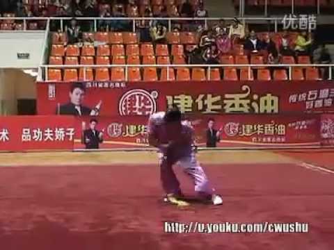 2011 China Traditional Wushu Nationals / Chang Sui Jian - Zhang ChunYan (Zhejiang)