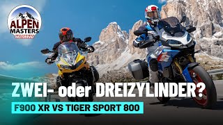 BMW F900 XR vs. Triumph Tiger Sport 800 | Alpenmasters 2025 comparison test
