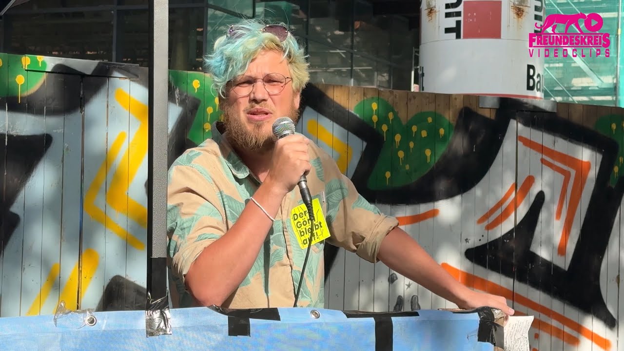 Kein Zaun um Görlitzer Park, soziale Lösungen für soziale Probleme! (Vito Dabisch,Grüne Fhain-Kreuzbg)