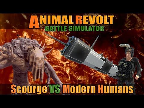 Scourge vs Modern Humans - Animal Revolt Battle Simulator