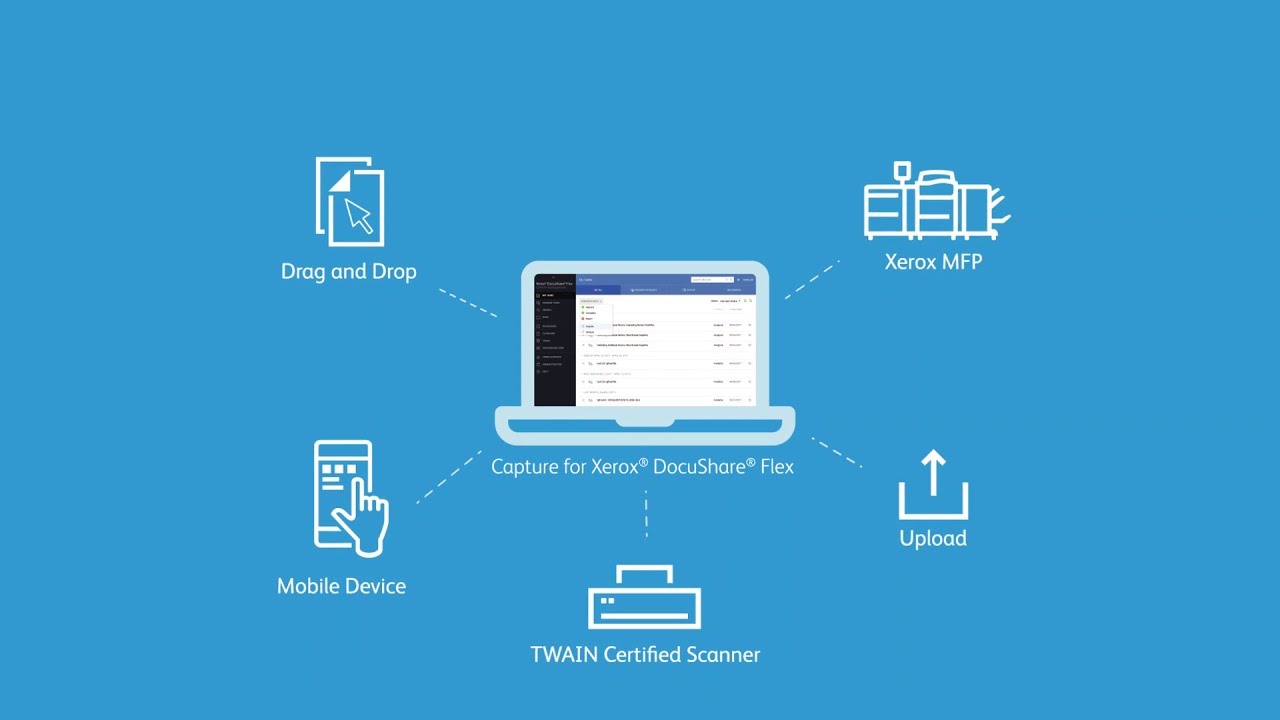 Capture for Xerox DocuShare Flex Content Management Platform YouTube Video