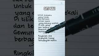 Download lagu Satu Kali - Tulus | Lirik #liriklaguindo #lagutrending #tulus #satukali #lagupopuler #hitsong #fypシ mp3