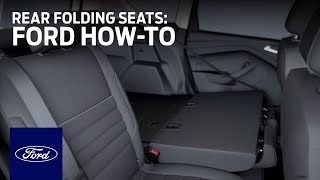 Rear Folding Seats with Side Release and Folding Head Restraints | Ford How-To | Ford