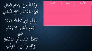 صورة النظم الجلي في الفقه الحنبلي137- شرح/ عامر بهجت (الهدنة - عقد الذمة - تعريف البيع)
