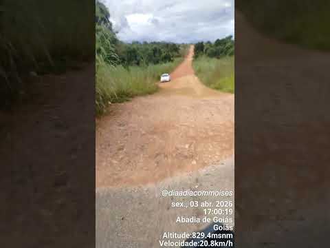Coletando pedido Uber, em abadia de Goiás 