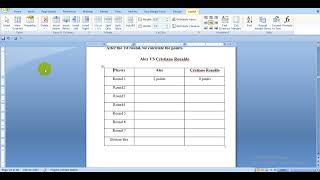 MS Word Table Tutorial Margin For Middle Center Align Text In Cell