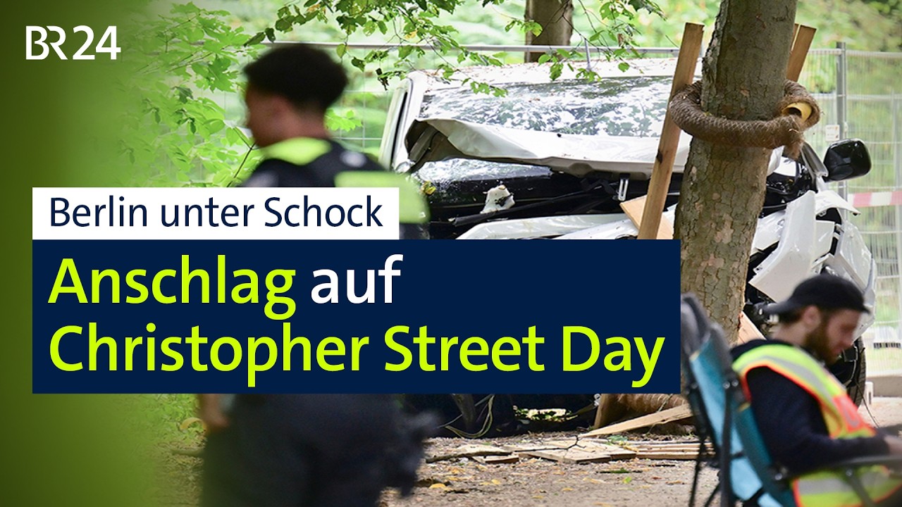 Berlin unter Schock: Anschlag auf Christopher Street Day | BR24