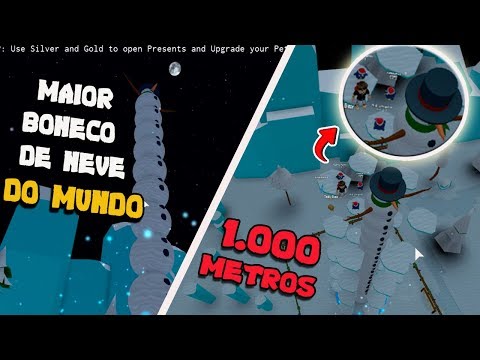 FIZEMOS MAIOR BONECO DE NEVE DO MUNDO ☃️Snowman Simulator