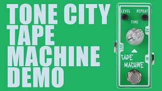 Video thumbnail for Tone City - Tape Machine Delay - Demo by Ryan Lutton