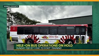 Heads-Up Hawaiʻi County: Hele-On Bus Service Paused This Sunday