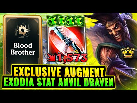 Blood Brother: Super Exclusive Draven Augment - 10k HP Thanos Build | League Arena Gameplay