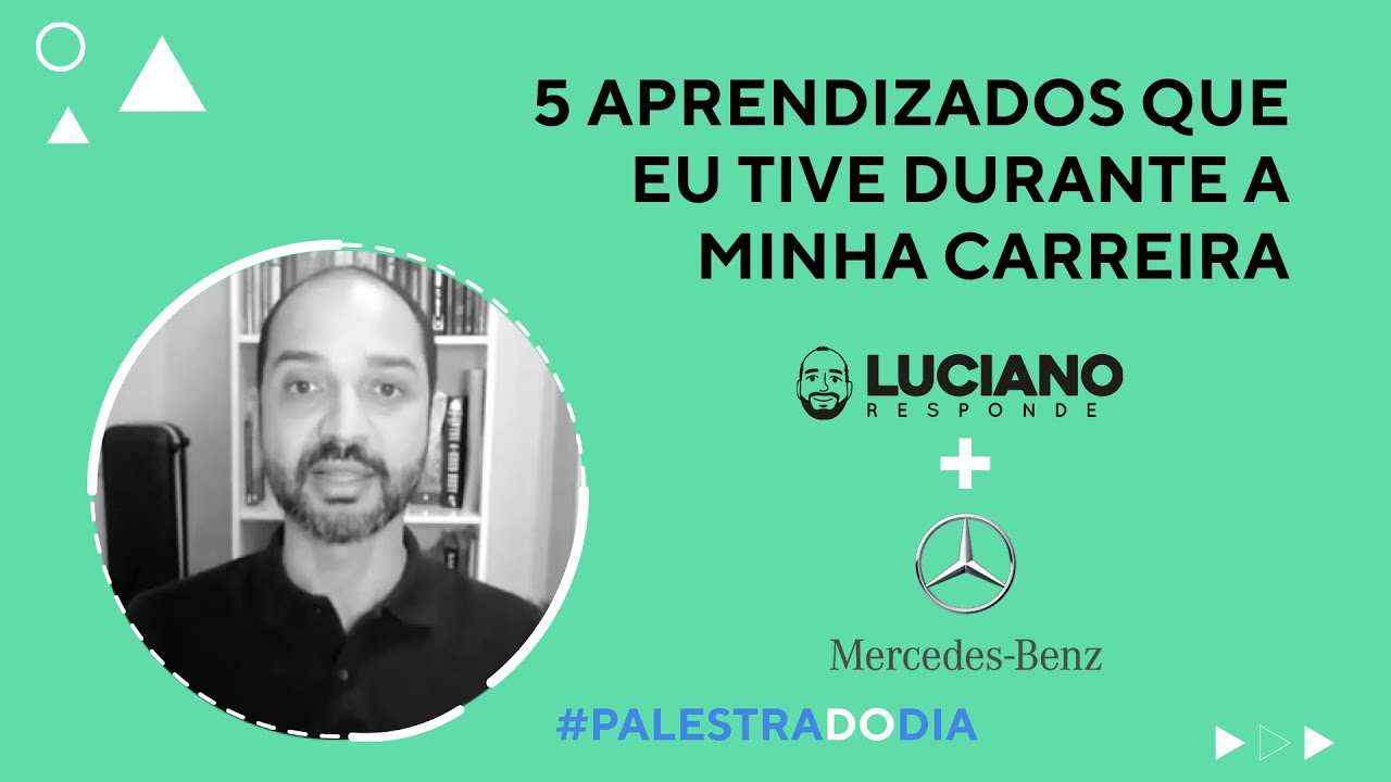 5 aprendizados que eu tive durante a minha carreira