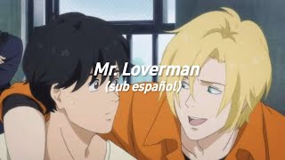 Cover art for mr loverman...banana fish