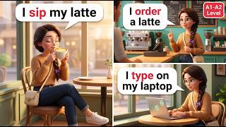 Speak English Every Day: Cafe English Sentences | Shadowing Practice for Beginners | A1-A2