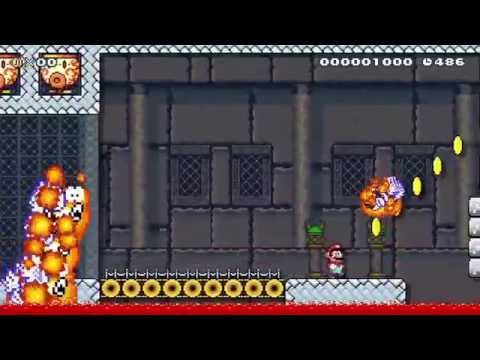 My Super Mario Maker Courses - Fire Fish Frenzy