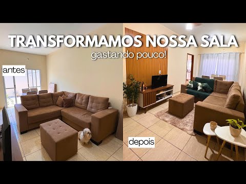 We transformed our living room on a budget! Real Before and After 😱✨