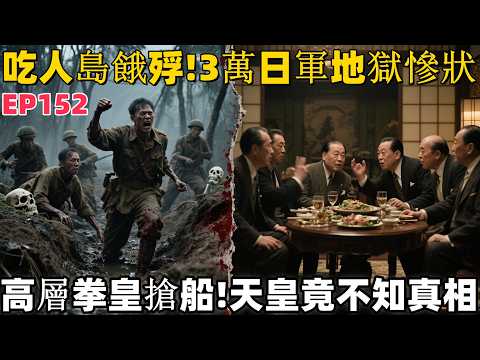 [EP152]太平洋戰爭：3萬日軍淪為「吃人島」餓殍！高層為搶60萬噸船上演「拳皇」，天皇追問2小時竟不知兵敗真相？