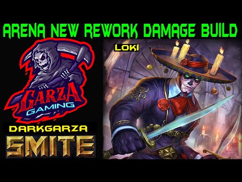 Smite Arena Loki Rework Damage Build | Smite Arena Season Loki Rework High Damage and Crit