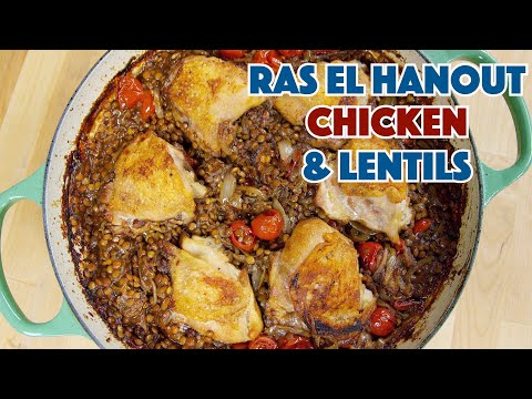 🔵 Chicken And Lentils Ras el Hanout || Glen & Friends Cooking