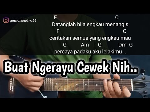 Kunci Gitar AKU LELAKIMU - Virzha | Chord Gampang
