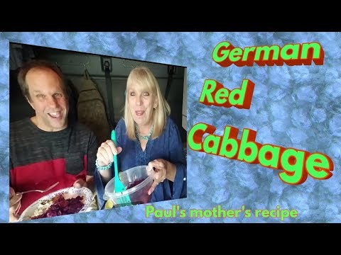 How to make German Red Cabbage on a semi truck