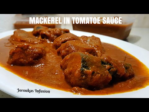How to Make MACKEREL FISH IN TOMATO SAUCE recipe simplified. Better than canned Mackerel