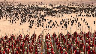 300 Spartans vs 2880 War Dogs - Total War ROME 2