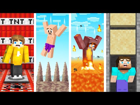 Minecraft 4 Way Death Swap vs My Friends!