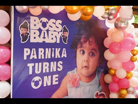 Boss Baby parnika 1st Birthday Celebration  Mona Vision Studio 9898911014