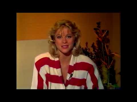 RTL Plus Ansage Marie Therese Gwerder und Miss Saarland mit Jimmy Hartwig in der Jury 1986