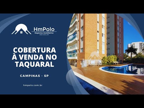 Apartamento Cobertura à venda no Taquaral com 3 quartos, 2 suítes e 3 vagas cobertas em Campinas/SP