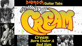 Born Under A Bad Sign - Cream - Guitar + Bass TABS Lesson