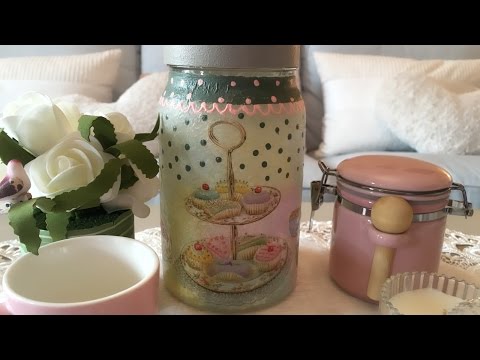 طريقة عمل الديكوباج على الزجاج