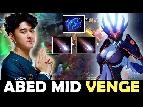 ABED MID VENGE - HARD GAME w/ DOUBE MISSILE BUILD | DOTA 2 Gameplay